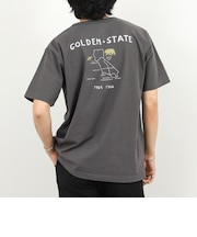 【BARNS OUTFITTERS】別注 MAP GOLDEN STATE プリントTシャツ 26SS