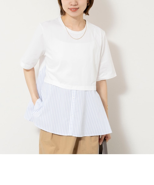 【TRRAZZO DONNA/トラッゾドンナ】Docking Flare Top