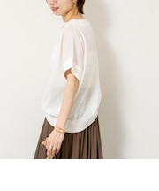 《手洗い可能》コットンセルロースリラックスプルオーバー