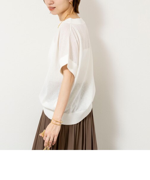 《手洗い可能》コットンセルロースリラックスプルオーバー