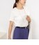 ウォッシャブルバックデザインリブＴシャツ