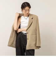 【MAQWEL/マクウェル】ウォッシャブルCOTTON RIB タンクトップ