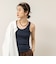 【MAQWEL/マクウェル】ウォッシャブルCOTTON RIB タンクトップ
