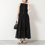 【WALANCE/ワランス】paper rib knit dress