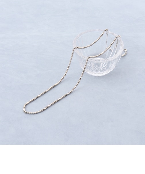 【grace grace/グラスグラス】メタボールロングネックレス