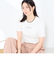 《手洗い可能》W&Wベイシック丈ロゴTシャツ