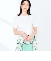 《手洗い可能》W&Wショート丈Tシャツ