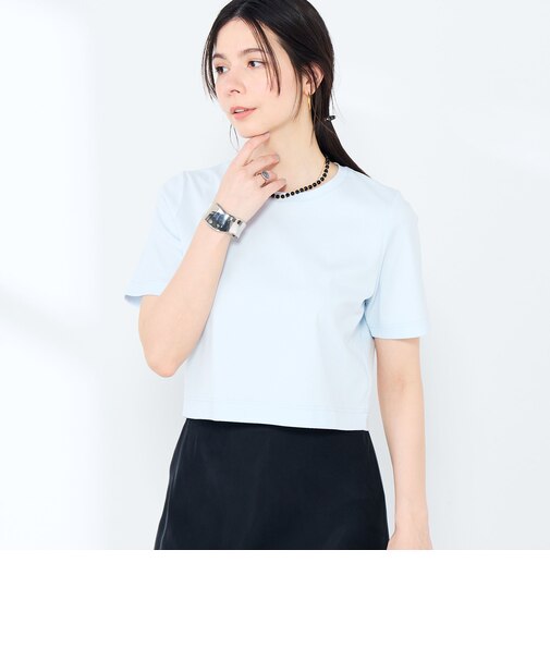 《手洗い可能》W&Wショート丈Tシャツ