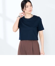 《手洗い可能》W&Wショート丈Tシャツ