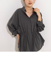 《セットアップ対応》ウォッシャブルサンドウォッシュシャツ