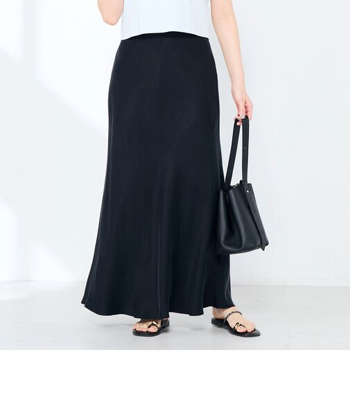 ウォッシャブルキュプラサテンナロースカート