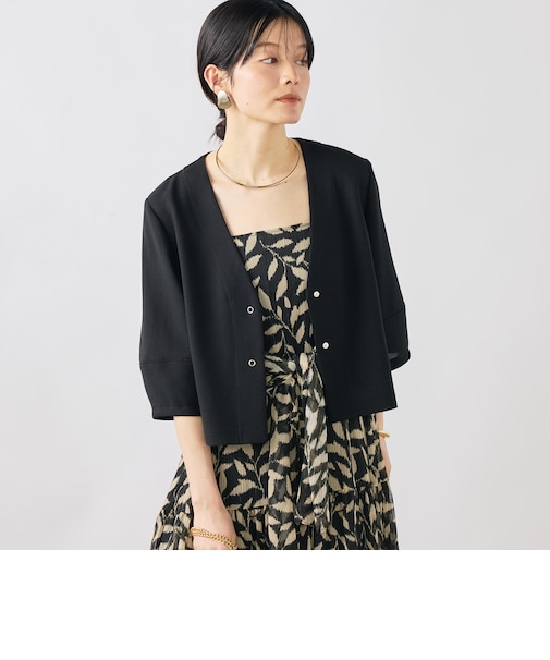 ウォッシャブルヴィンテージメッシュカーディガン