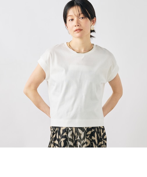 ウォッシャブルワイドノースリーブTシャツ