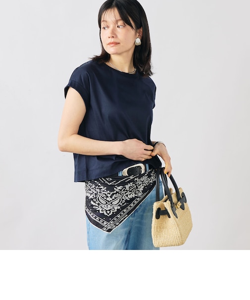 ウォッシャブルワイドノースリーブTシャツ