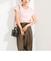 ウォッシャブルワイドノースリーブTシャツ