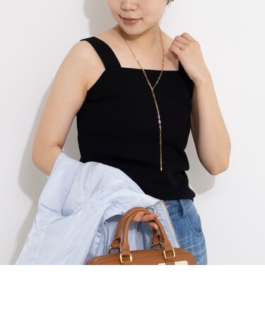 《手洗い可能》総針ニットキャミ