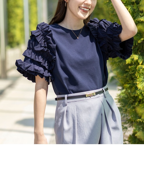 【WEB限定】袖コンシャスプルオーバー