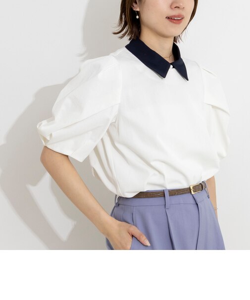 2WAY襟ブラウス