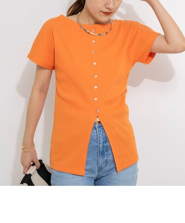 ウォッシャブルスリット2WAYプルオーバー