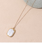 【MERAKI/ メラキ】Square Pearl NLスクエアパールネックレス