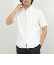 《ビジカジ対応》トリコットサッカーテープBD SS 半袖ボタンダウンシャツ 26SS