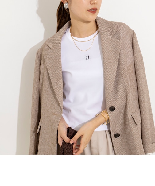 【nolnol/ノルノル】ウォッシャブルクルーネックTee