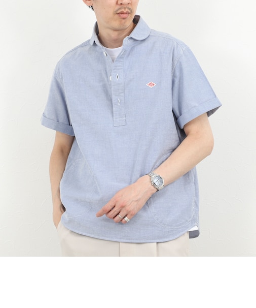【DANTON/ダントン】ROUND COLLAR P.O SHIRT SS 26SS（DT-B0284 SOX）