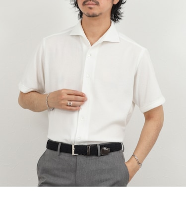 《ビジカジ対応》リンクス イタリアンカラーSS 半袖シャツ26SS