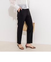 《セットアップ対応》ウォッシャブル2WAY ツイルストレッチテーパードパンツ