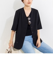 ウォッシャブル高機能半袖ジャケット