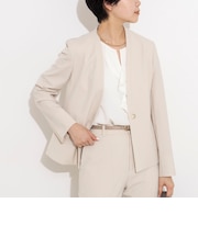 《セットアップ対応》ウォッシャブル2WAYツイルストレッチジャケット