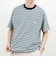 【DANTON/ダントン】POCKET T-SHIRT STRIPE 26SS（DT-C0198 TCB STRIPE）