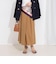 【一部WEB限定色アイテム】ウォッシャブル高機能タックフレアースカート