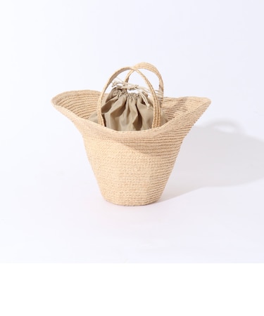 【Caterina Bertini/カテリナ ベルティニ】 ラフィアハットバッグ