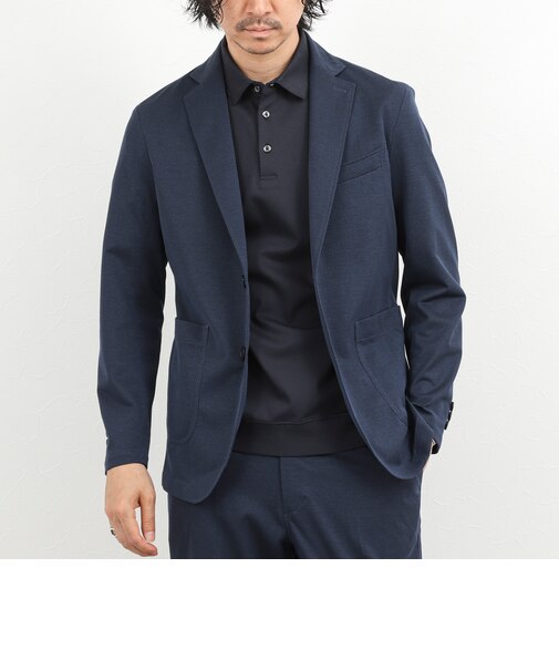 《ビジカジ/セットアップ対応》強撚バスケット イージージャケット 26SS