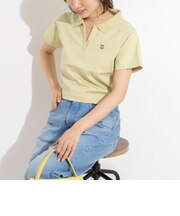 【nolnol/ノルノル】ウォッシャブルスキッパーショートポロTee