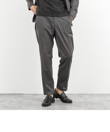 《ビジカジ/セットアップ対応》強撚バスケット イージーパンツ 26SS