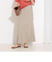 フィブリルタフタサイドリボンバイヤススカート