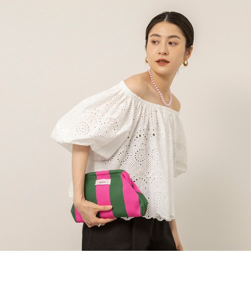 【MAQWEL/マクウェル】ウォッシャブルコットンレースブラウス