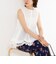 【MARILYN MOON/マリリーンムーン】2WAY handkerchief hem blouse