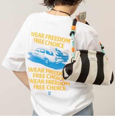 【MAQWEL/マクウェル】ウォッシャブル Maqwel Car ワイドボディプリントTシャツ