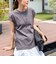 《ノーリーズオリジナル美容Tシャツ》シルクアミノ酸加工オーバーノースリーブ