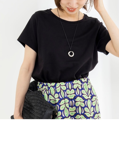 ウォッシャブルシルクアミノ酸加工Ｔシャツ