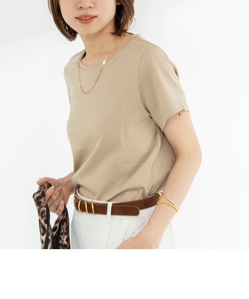 ウォッシャブルシルクアミノ酸加工Ｔシャツ