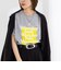 Wander lustウォッシャブルワイドシルエットプリントTシャツ