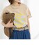 Wander lustウォッシャブルワイドシルエットプリントTシャツ