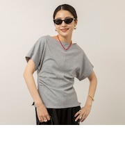 【MAQWEL/マクウェル】ウォッシャブルタックドルマンT