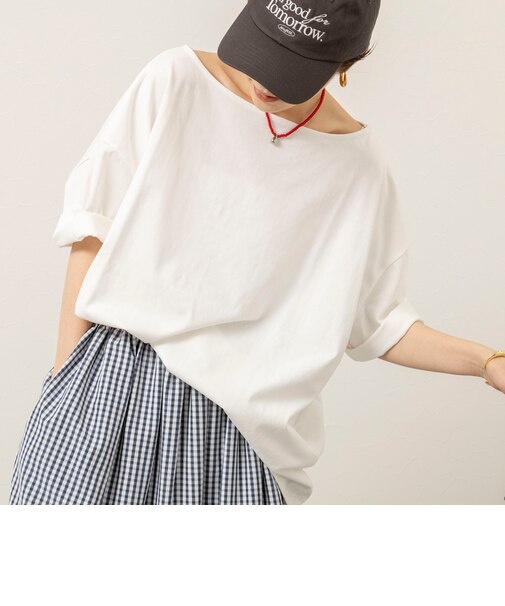 【MAQWEL/マクウェル】ウォッシャブルバックタックオーバーＴ