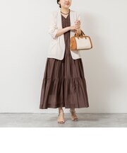 ウォッシャブルシアーローンティアード2WAYワンピース