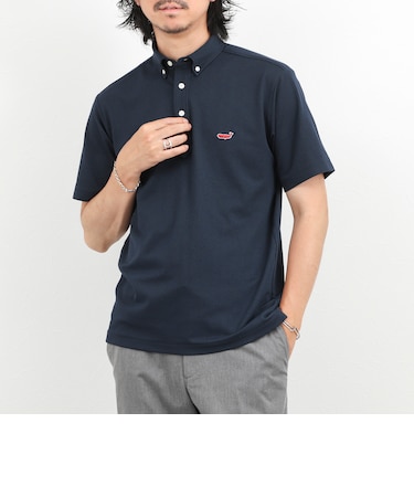 《ビジカジ対応》クジラ Polo ボタンダウンポロシャツ 26SS